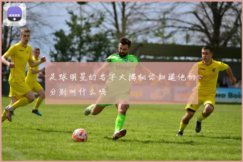 足球明星的名字大揭秘你知道他们分别叫什么吗